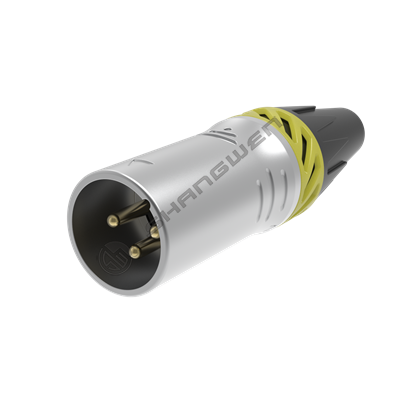 waterproof XLR 3pin  male plug(Silver)